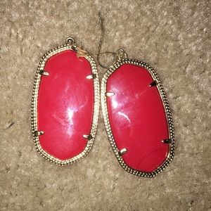 Kendra Scott Red Earrings